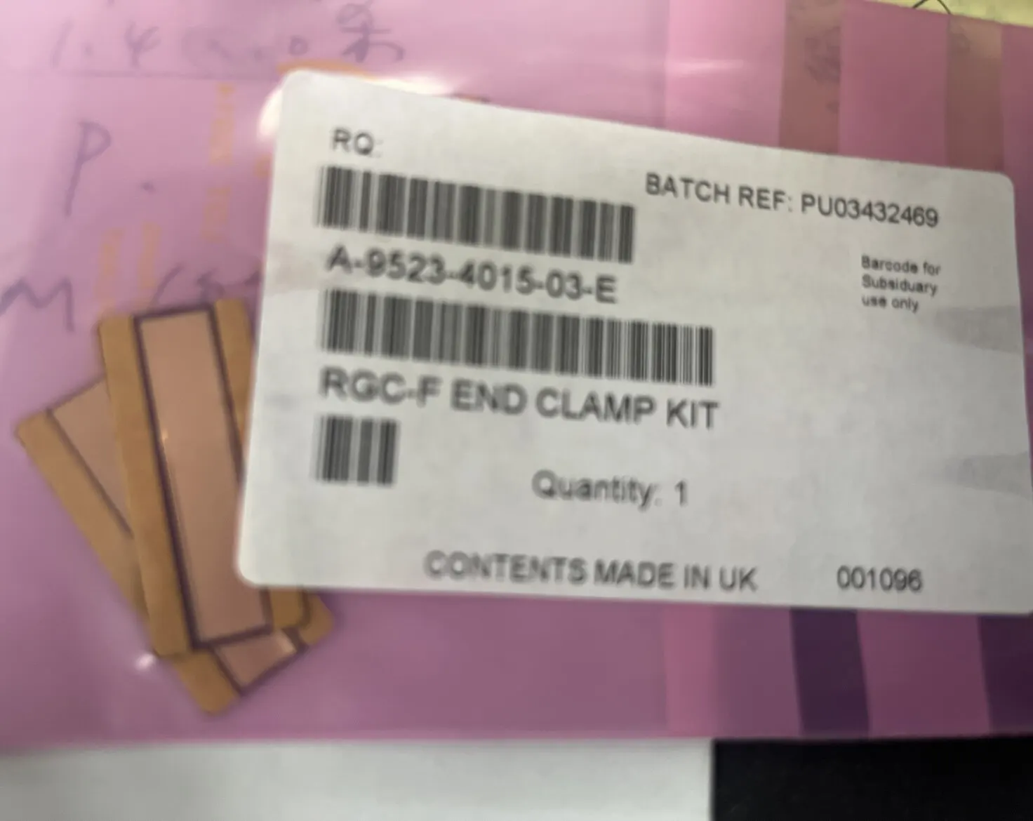 Renishaw Reading Head Grating Ruler End Tablet A-9523-4015 Brand New Original Genuine