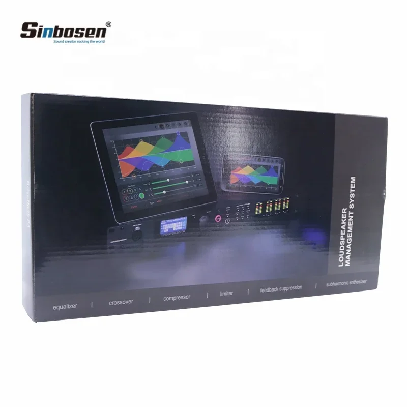 TLF Sinbosen 2 Eingänge 6 Ausgänge L R Low Mid High Audio Processing Crossover Pa2 Lautsprechermanagement