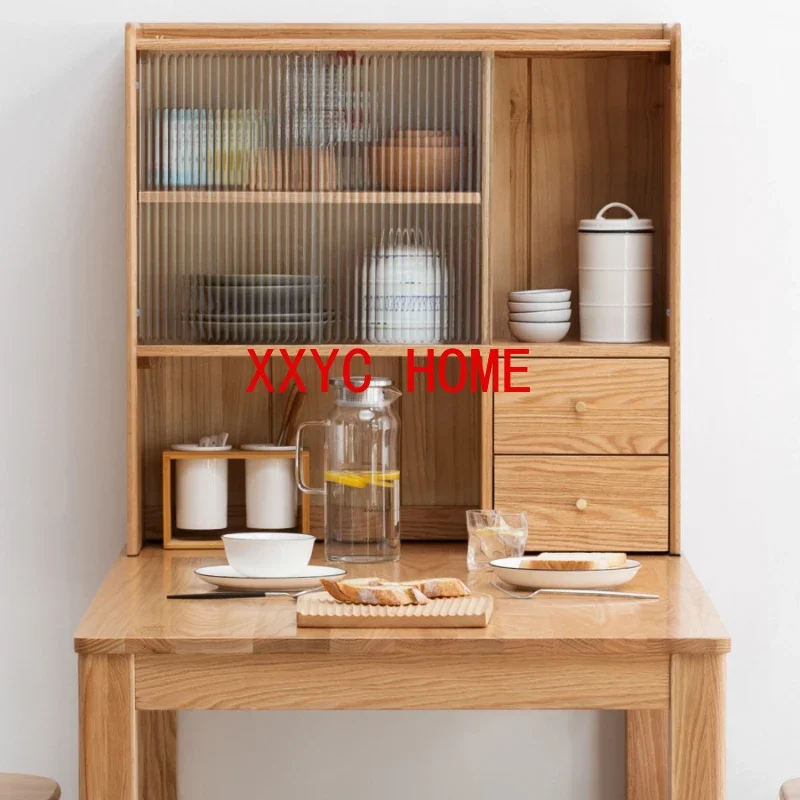 Modern Minimalist  Buffet Dining Table Integrated Nordic Restaurant Cabinet Locker