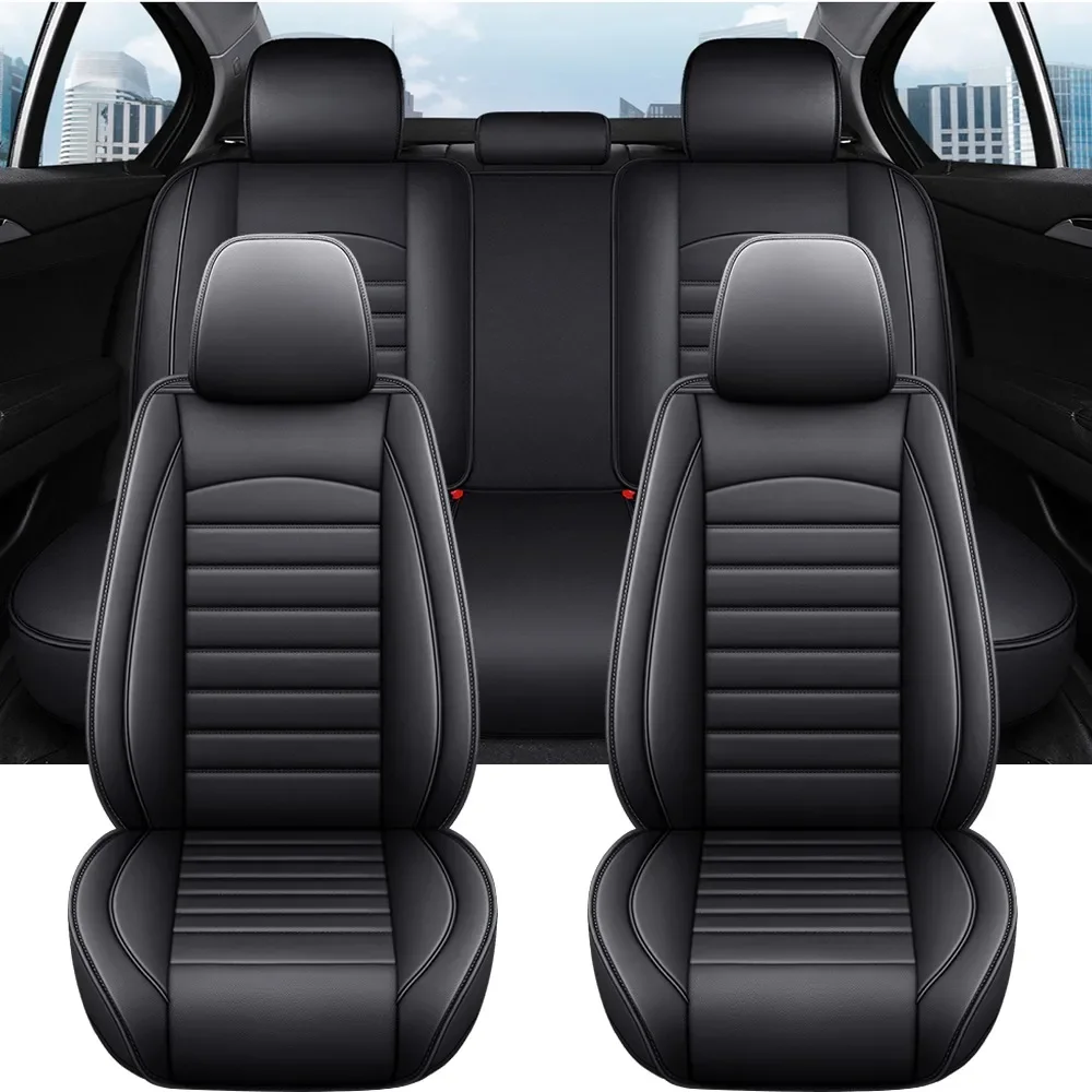 Full Coverage Pu Leather Car Seat Covers for HONDA Civic City CRV CRZ Accord Elysion Fit Jade Jazz Car Accessories