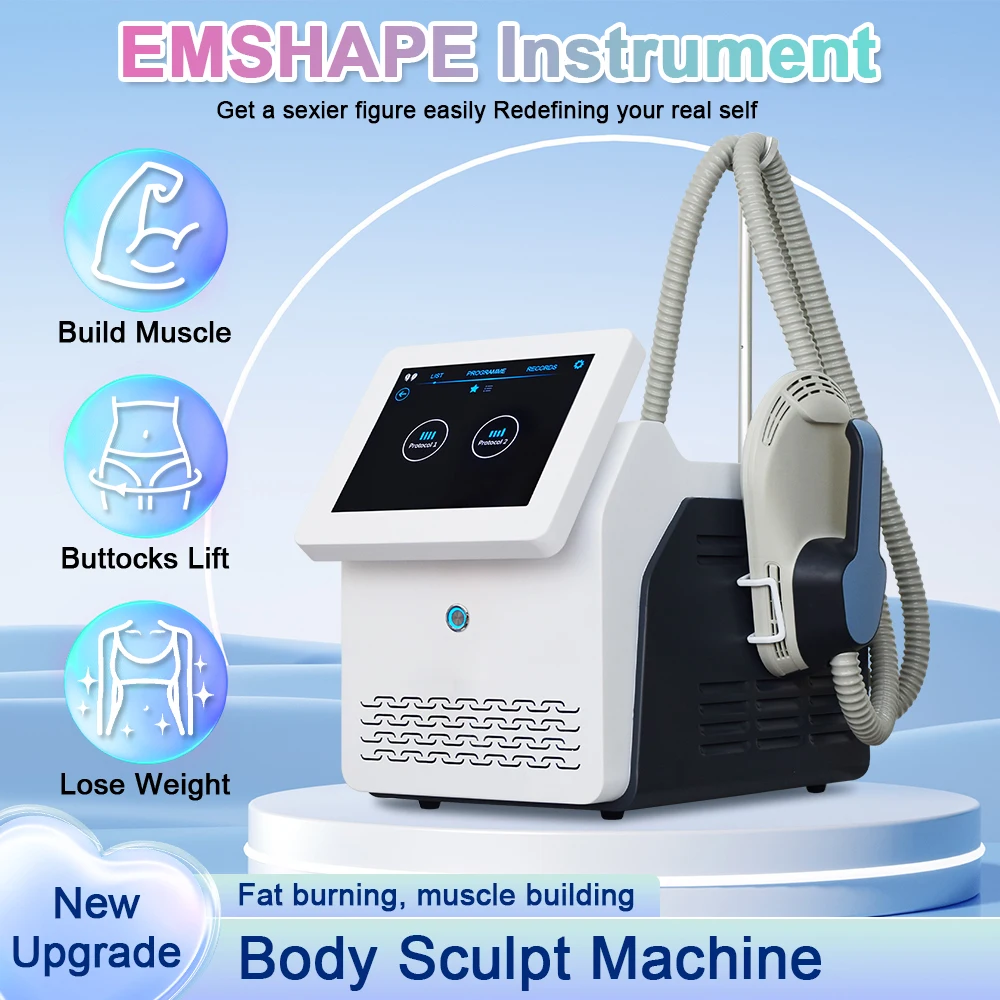 Vendita originale 2 maniglie EMS RF corpo dimagrante Emslim costruzione muscolare scolpire RF corpo scolpire macchina per la perdita di peso per il salone di casa