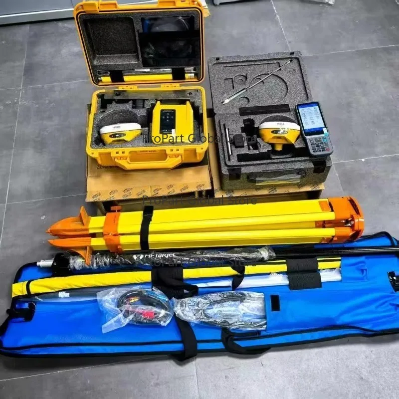 Hi-target V300/V500 Full Rover and Base Kit with 1408 Channels GNSS RTK Visual Surveying Instrument IP68 5G
