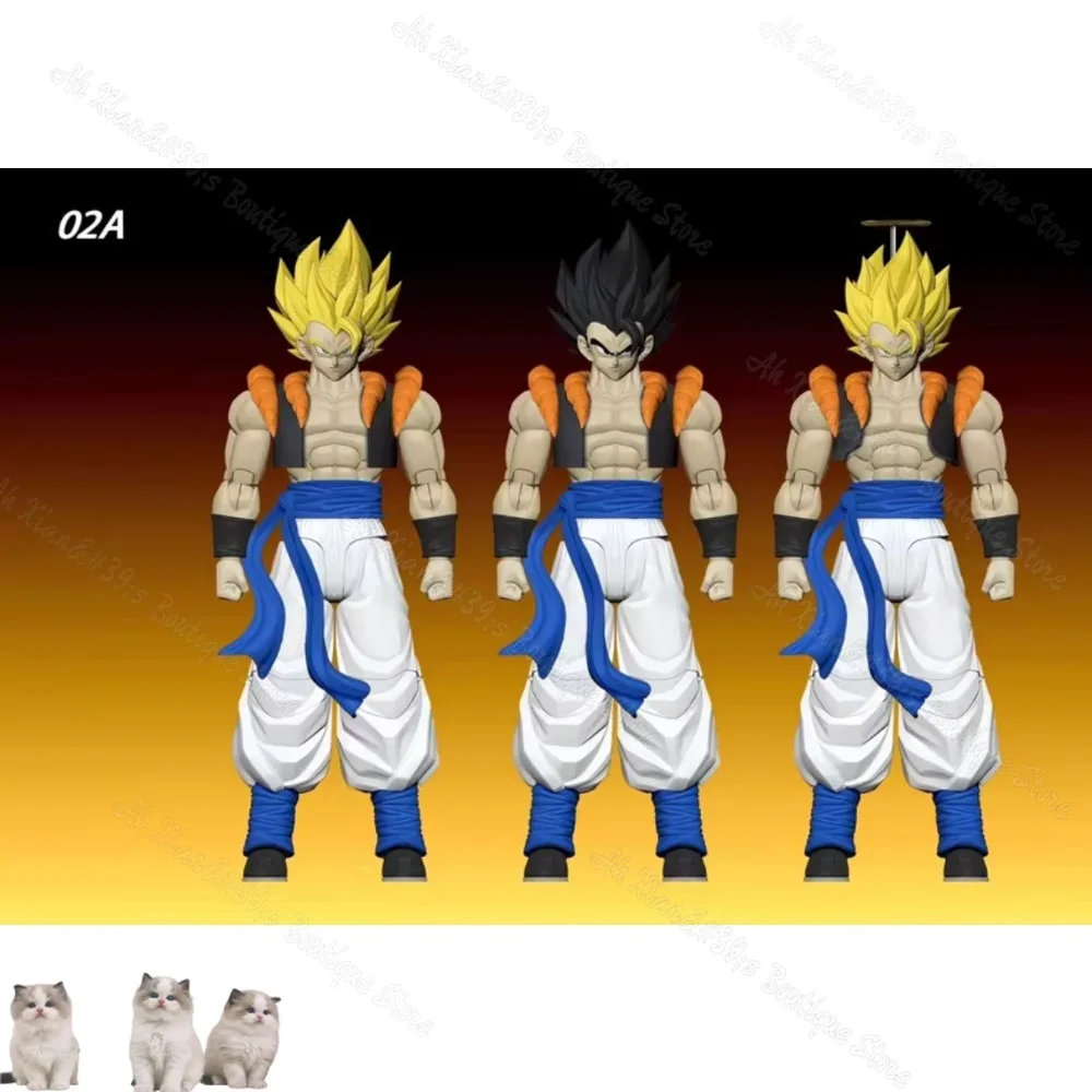 

New Tonsenarttoys Kamione 02A 02B Dragon Ball Z Gojita SHF Super Saiyan SSJ Gogeta Dragon Anime Action Figures Toys