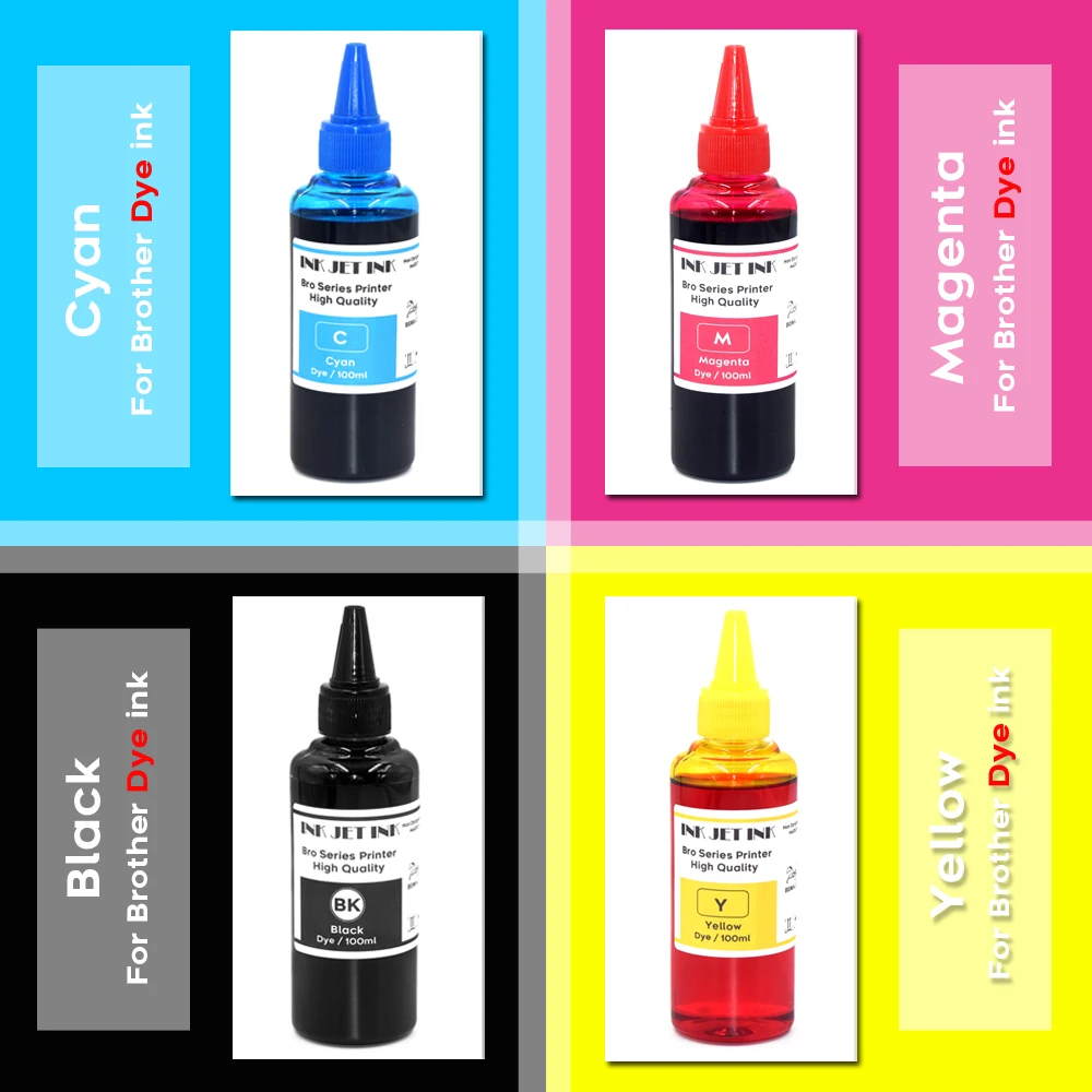 Imagem -04 - Recarga o Uso da Tinta do Pigmento do Inkjet para o Irmão Lc431 Lc431xl Lc432 Lc432xl Lc434 Lc436 Lc436xl Mfc-j4340dw J4440dw J4540dw J5855dw