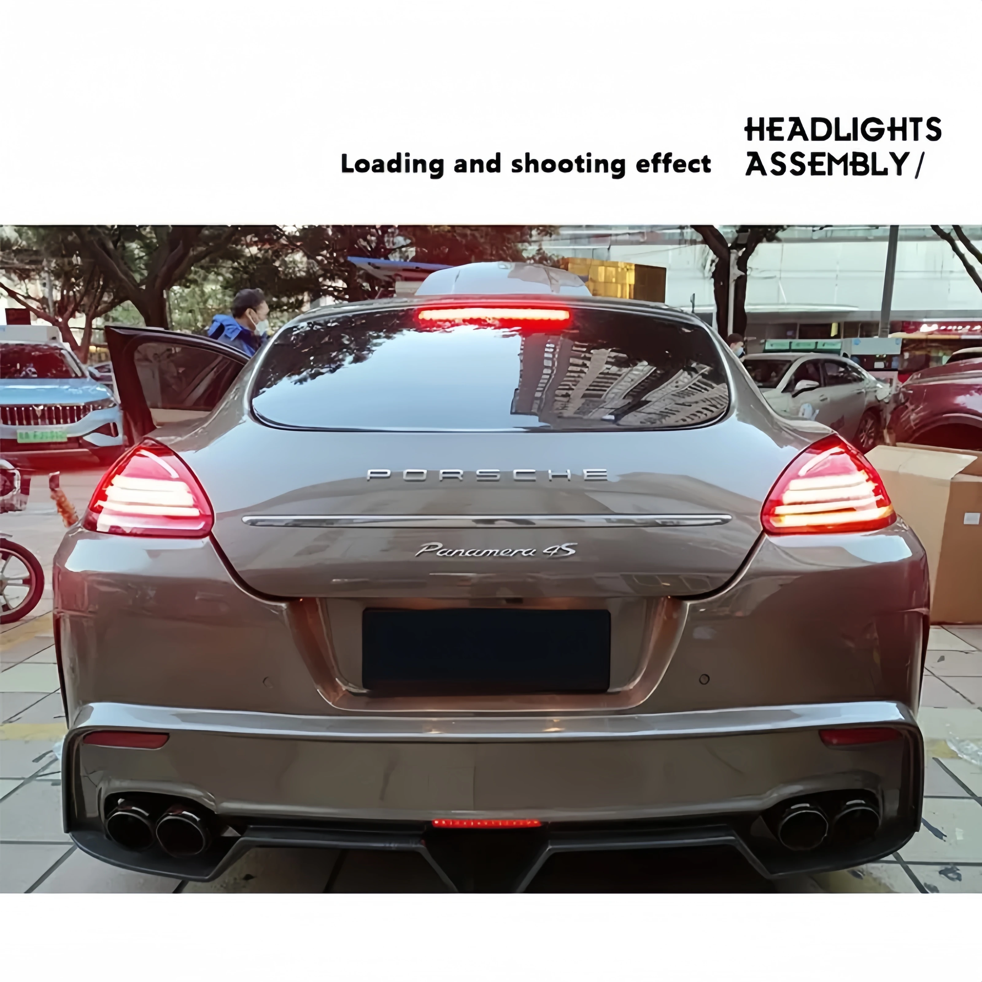 Car tail lights suitable for Porsche Panamera 970 2010-2013. Newly upgraded tail lights