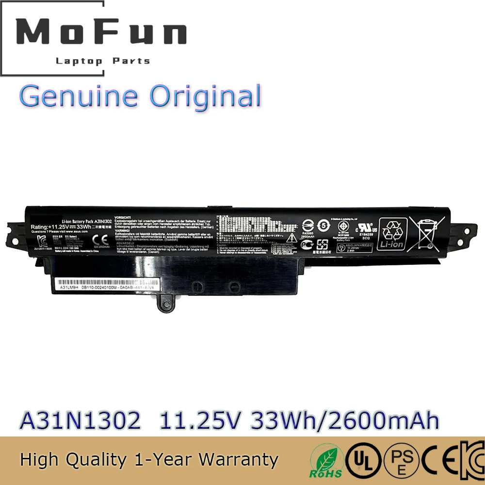 

Genuine A31N1302 A31LM9H Battery for Asus VivoBook X200CA X200MA FX200CA F200CA