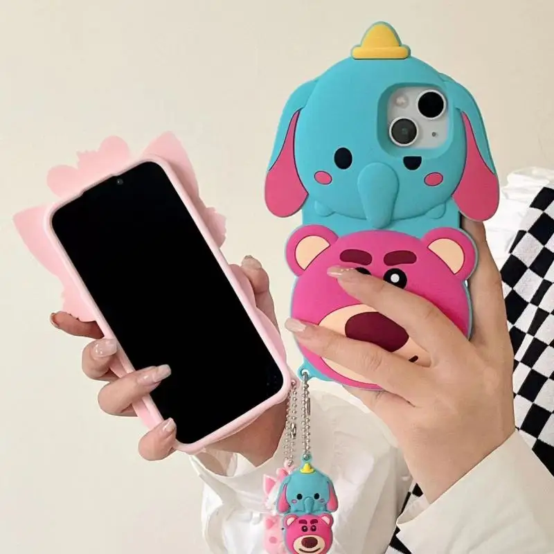 Anime Mary Cat Phone Case Cartoon Cute Women's Fashionable Silicone Phone Protective Case Various Models Kawaii Kids Gifts