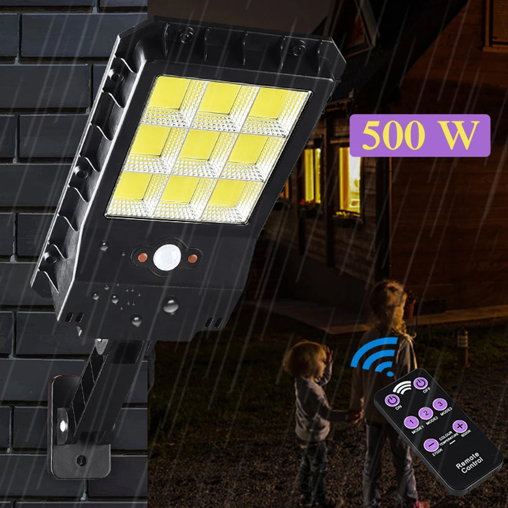 

LED Solar Light Outdoor Solar Lamp Powered Sunlight Waterproof PIR Motion Sensor Street Light for Garden Decoration Wall lamp