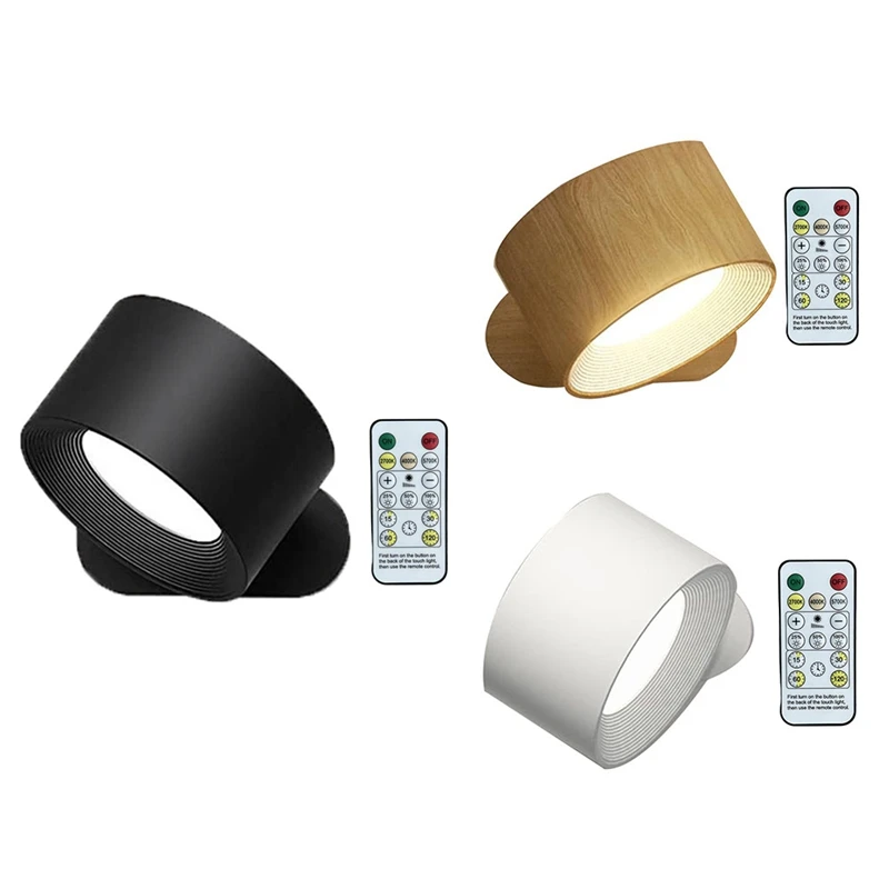 Apliques de pared LICE-Led Control remoto y lámpara de pared con control táctil 3 temperaturas de color y regulable magnético 360 °