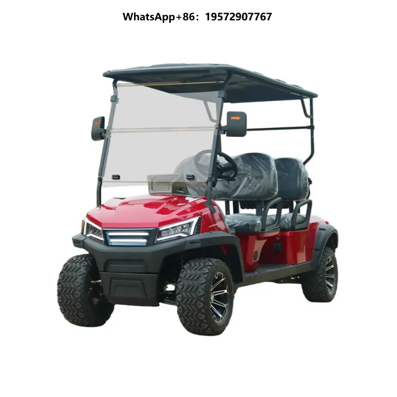 Fast Electric Golf Cart Premium 4 Seats Sport Leisure Car
