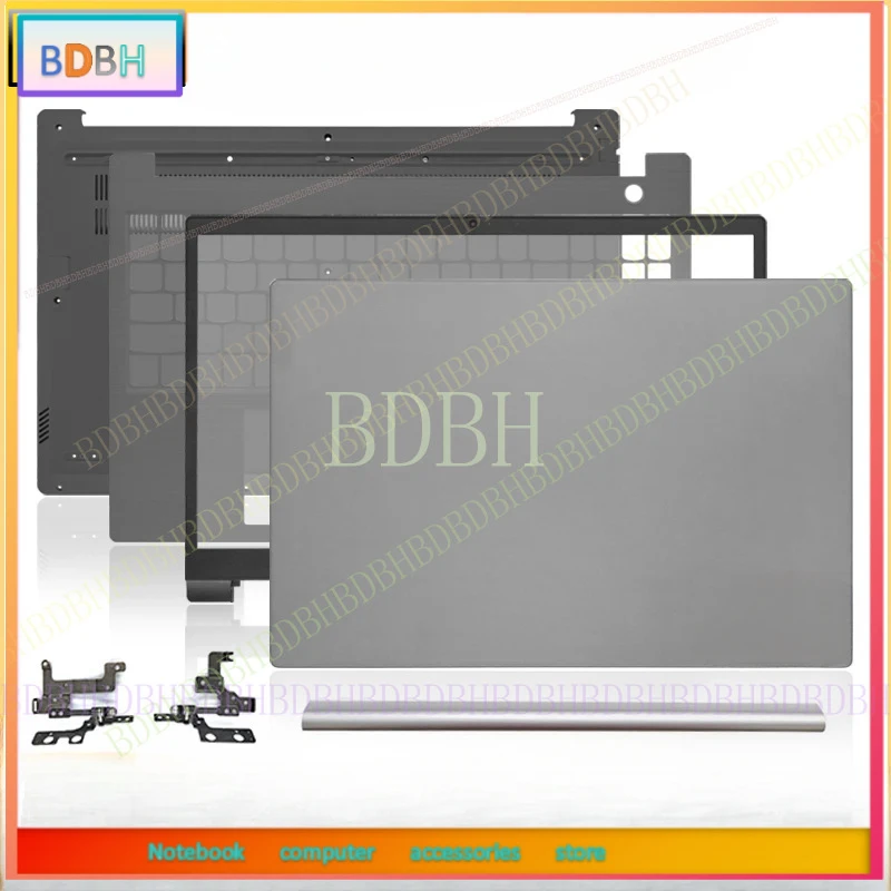 NEW For Lenovo ThinkBook 15 15-IIL 15-IML Laptop LCD Back Cover Front Bezel Palmrest Bottom Case Laptop Frames Hinges