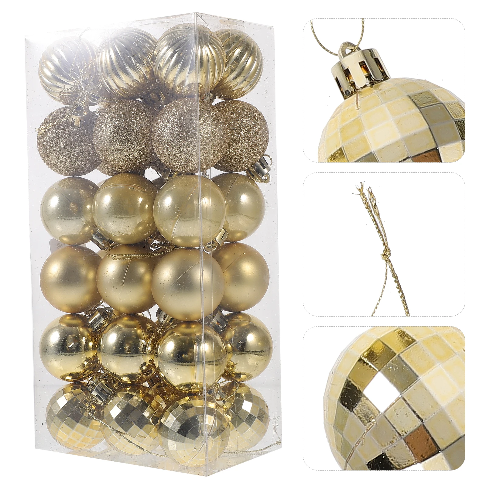 

36 Pcs Christmas Tree Decoration Balls Hanging Decorations Decorative Pendants Ornaments for Holiday