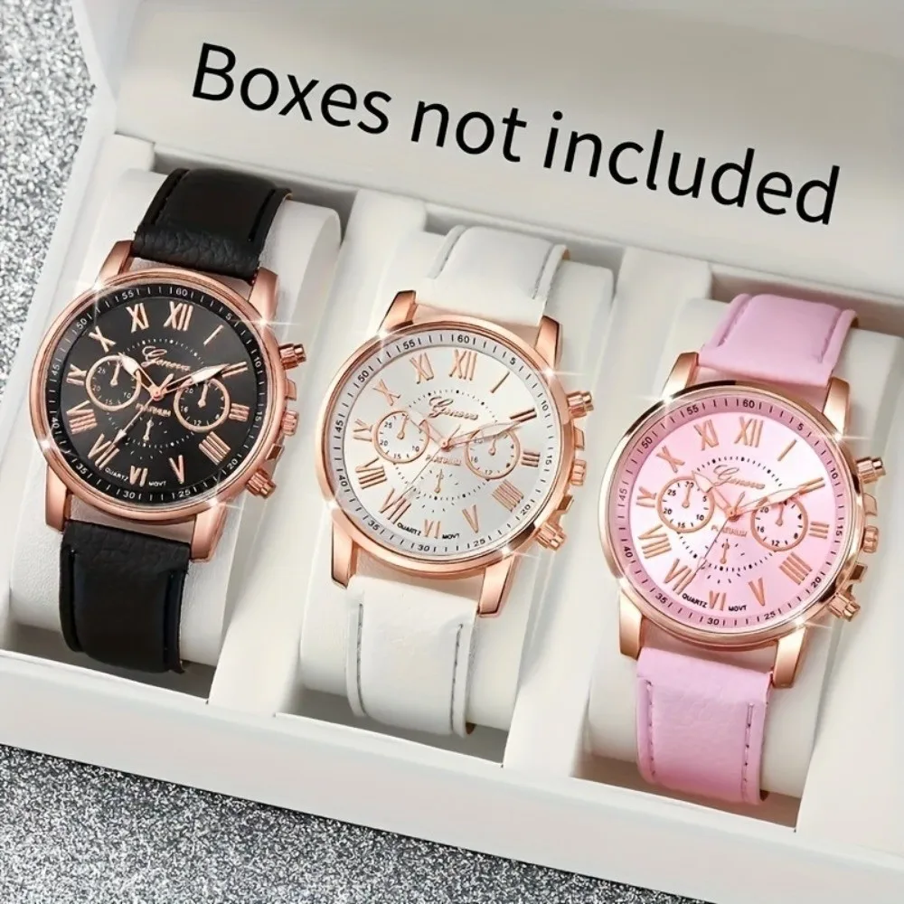 Heart Rhinestone Quartz Wristwatches Luxury Design Leather Band Analog Wrist Watch Fashion Dial Analog Display Quartz Watch