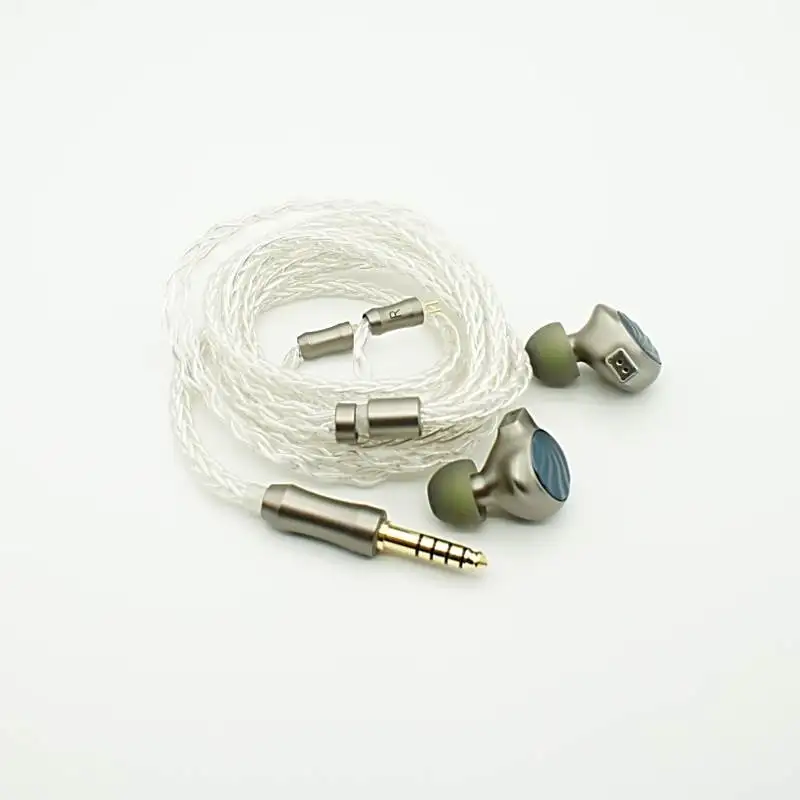 قافية الصوت SP01 10 مم سائق ديناميكي مغناطيسي مزدوج 2Pin 0.78 مم HiFi داخل الأذن شاشات سماعات IEM مع فوهات قابلة للتبديل