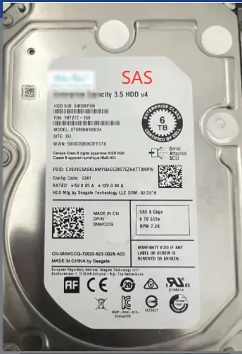 HDD 6T SAS ST6000NM0034 6TB