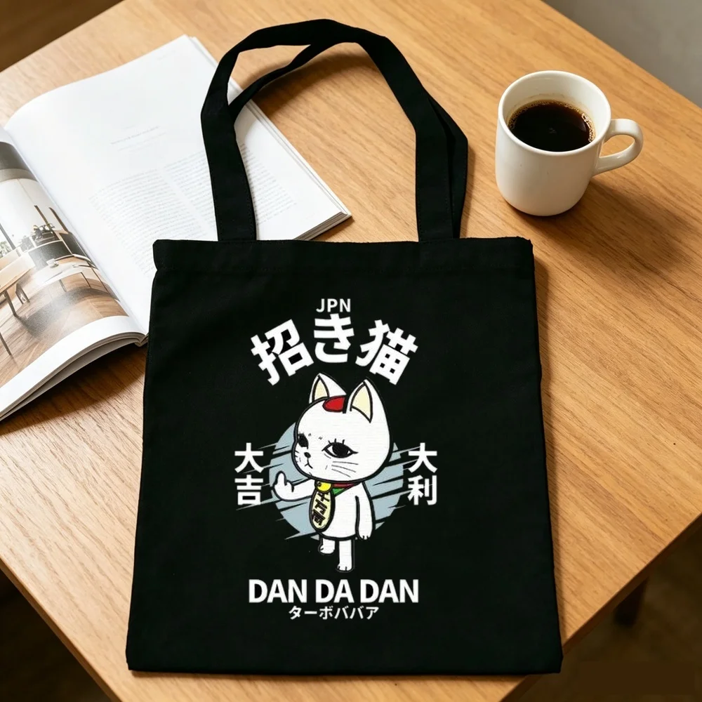 Dandadan tote bag reusable grocery shopping bolsas de tela femme