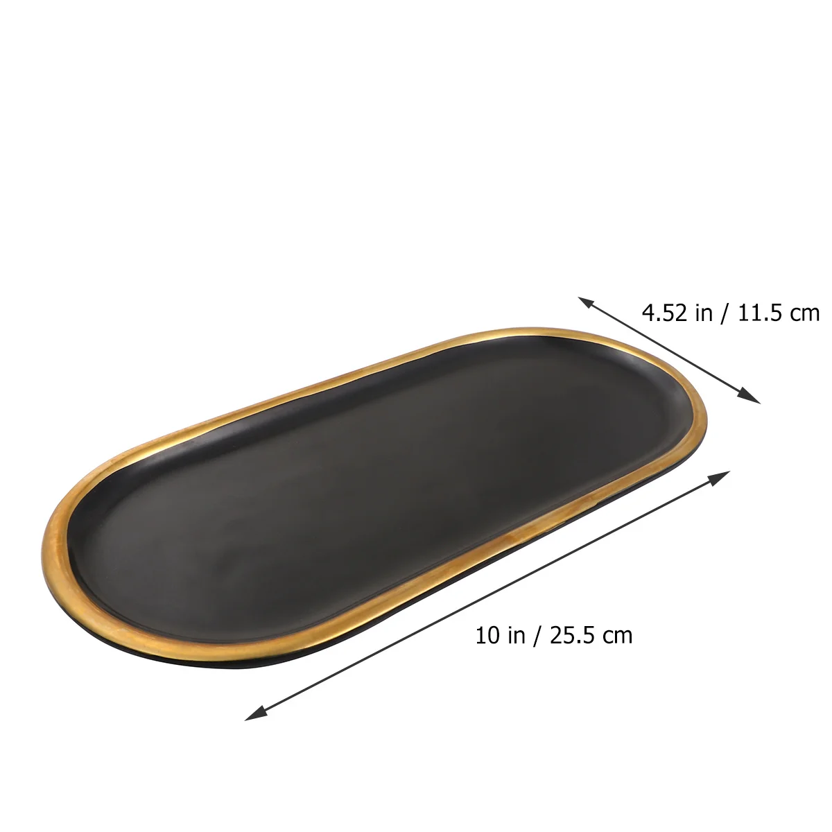 

Display Decorative Trays Shaped Decoration Jewelry Simple Plate Household Salver Ceramic