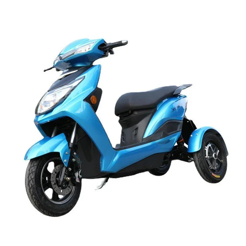 2024 nieuwste nieuwe energie Chinese volwassen elektrische driewieler 3-wiel elektrische scooter geschikt voor 2 personen rijden tuimelaar