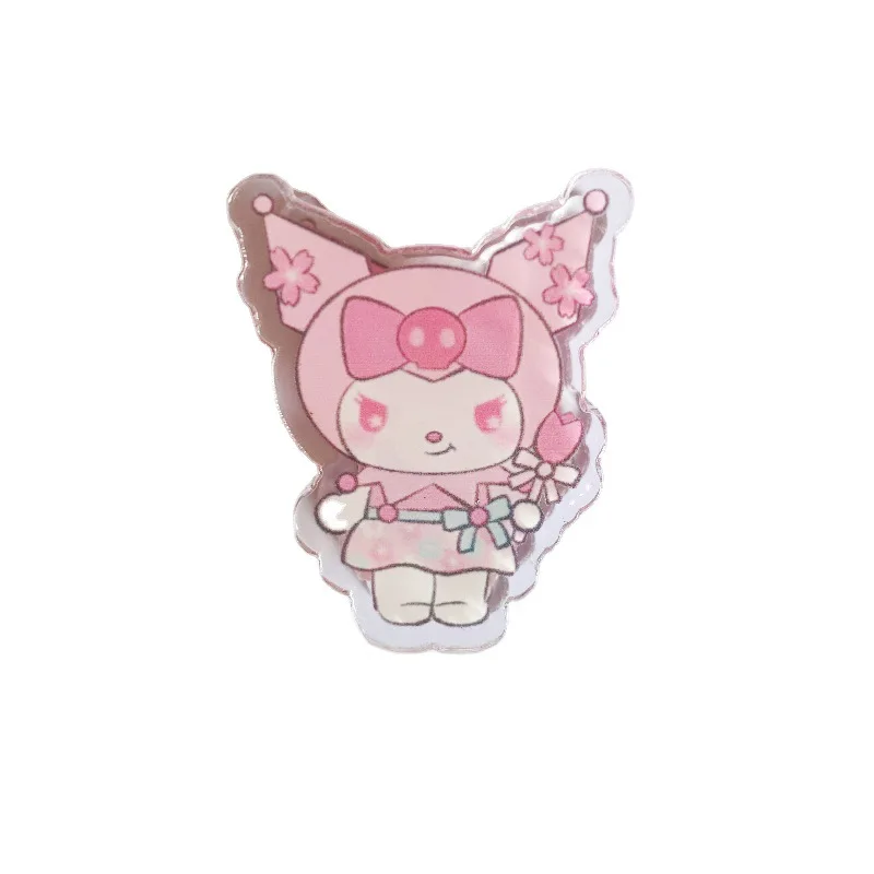 

Cinnamoroll Melody Cartoon Storage Stationery Paper Organizing Cute Double Sided Acrylic PP Clip Student Homework Girl Gift Toy
