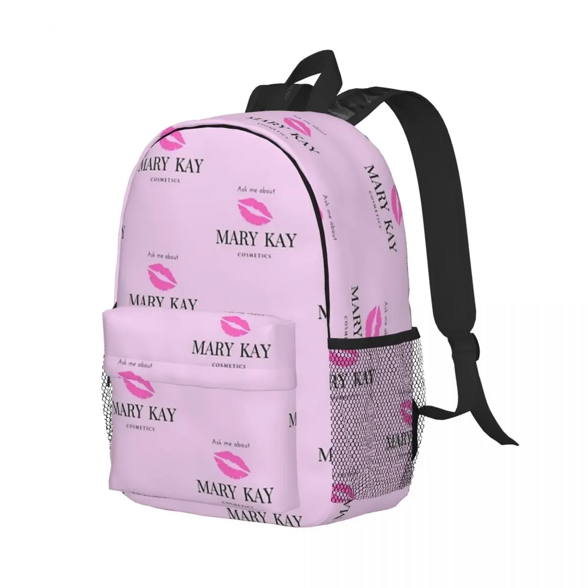 Pergunte-me sobre mary kay cosméticos mochilas meninos meninas bookbag dos desenhos animados crianças sacos de escola portátil bolsa de ombro