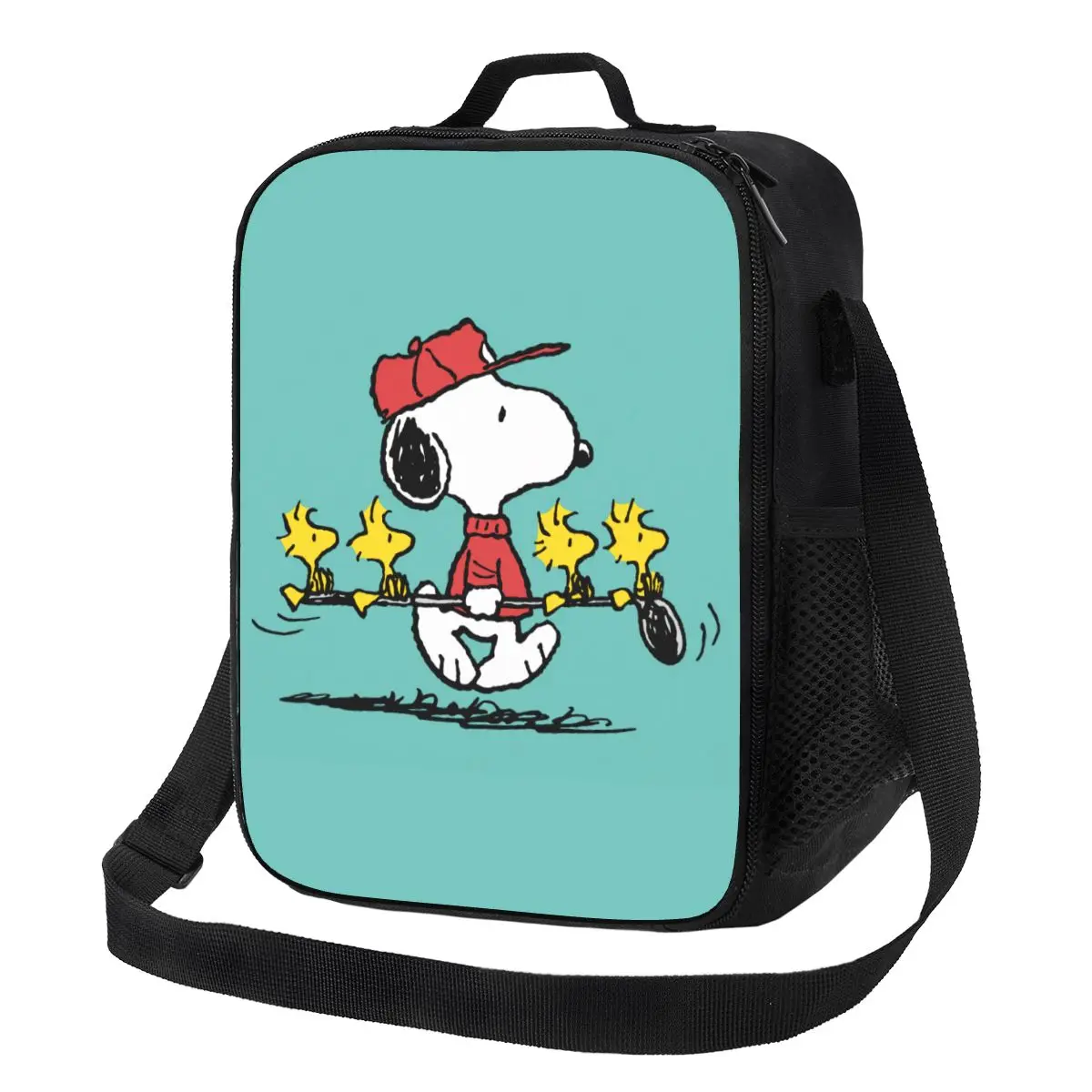 Custom Snoopy Golf Insulated Lunch Tote Bag for Women Cartoon Beagle Dog Cooler Thermal Food Lunch Box Outdoor Camping Travel