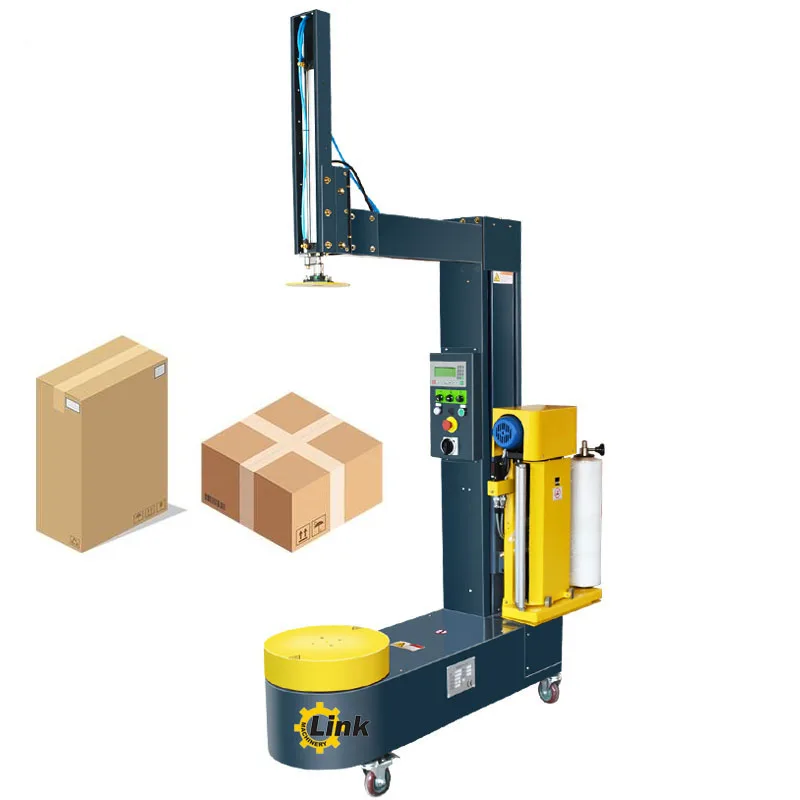 Fully Automatic Small Cardboard Box Packaging Machine Stretch Film Plastic Luggage Packaging Machine