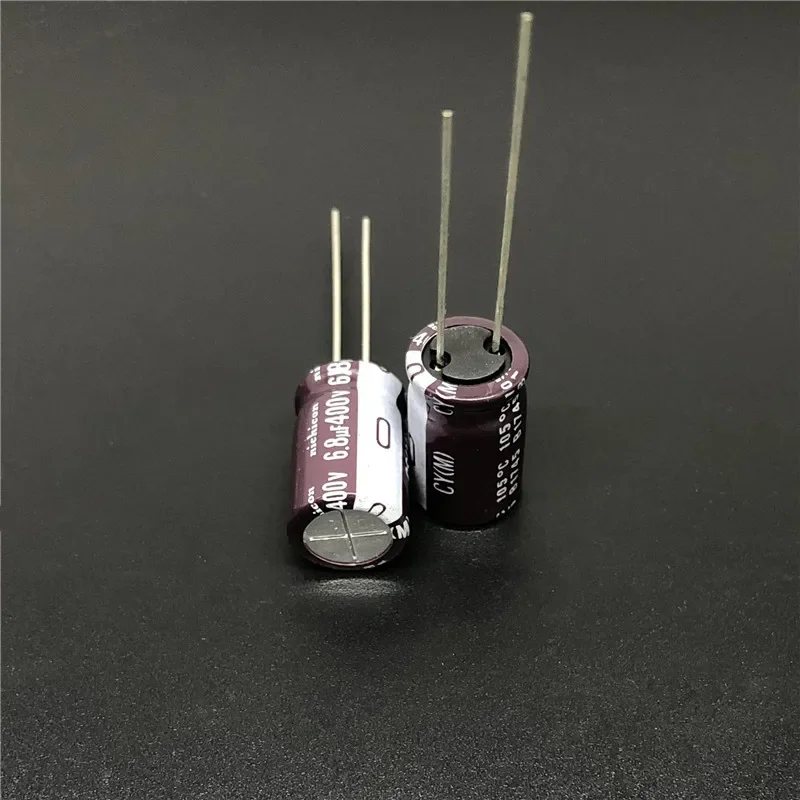 10Pcs/100Pcs 6.8uF 400V NICHICON CY Series 10x16mm High Ripple Current Long Life 400V6.8uF Aluminum Electrolytic capacitor