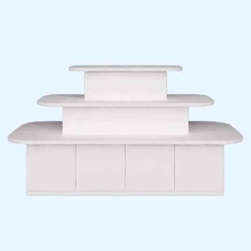 

Nakajima counter, double-sided, display, high-end, store, mall, cosmetics, multi-layer, shelf