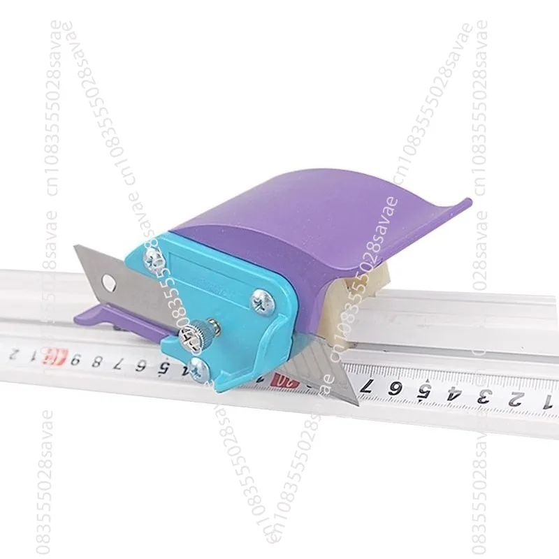

Sliding Cutting Knife Aluminum Alloy Ruler Art Drawing KT Board Paper Leather Paper Cutting Knife