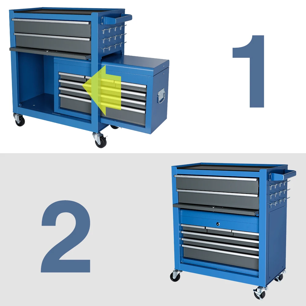 Large tooltrolley cart，car maintenancetool cabinet,large capacity workshop tool cart,tool storage rack ，Tool cart 7-daydelivery