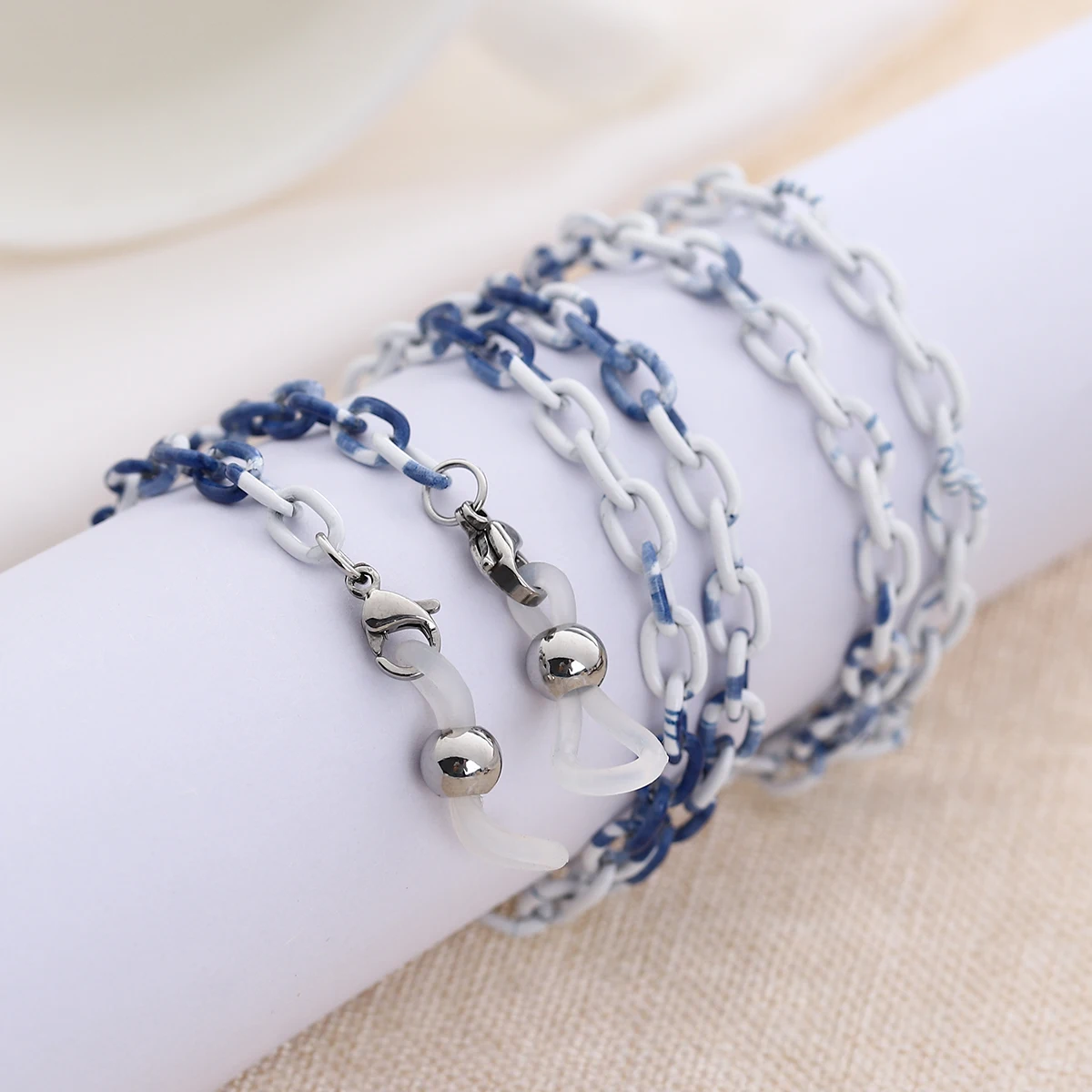 

Multicolor Aluminum Glasses Chain Eyeglass Necklace Cord Sunglass Holder Strap Lanyard For Outdoor Hiking Rafting Reading