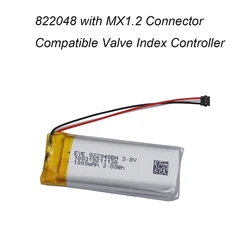 XINJ 3.8V 1000 mAh 822048   Termistor de 3 cables, batería Li Lipo de polímero, conector MX1.2 de 3 pines Compatible con controlador de índice de válvula