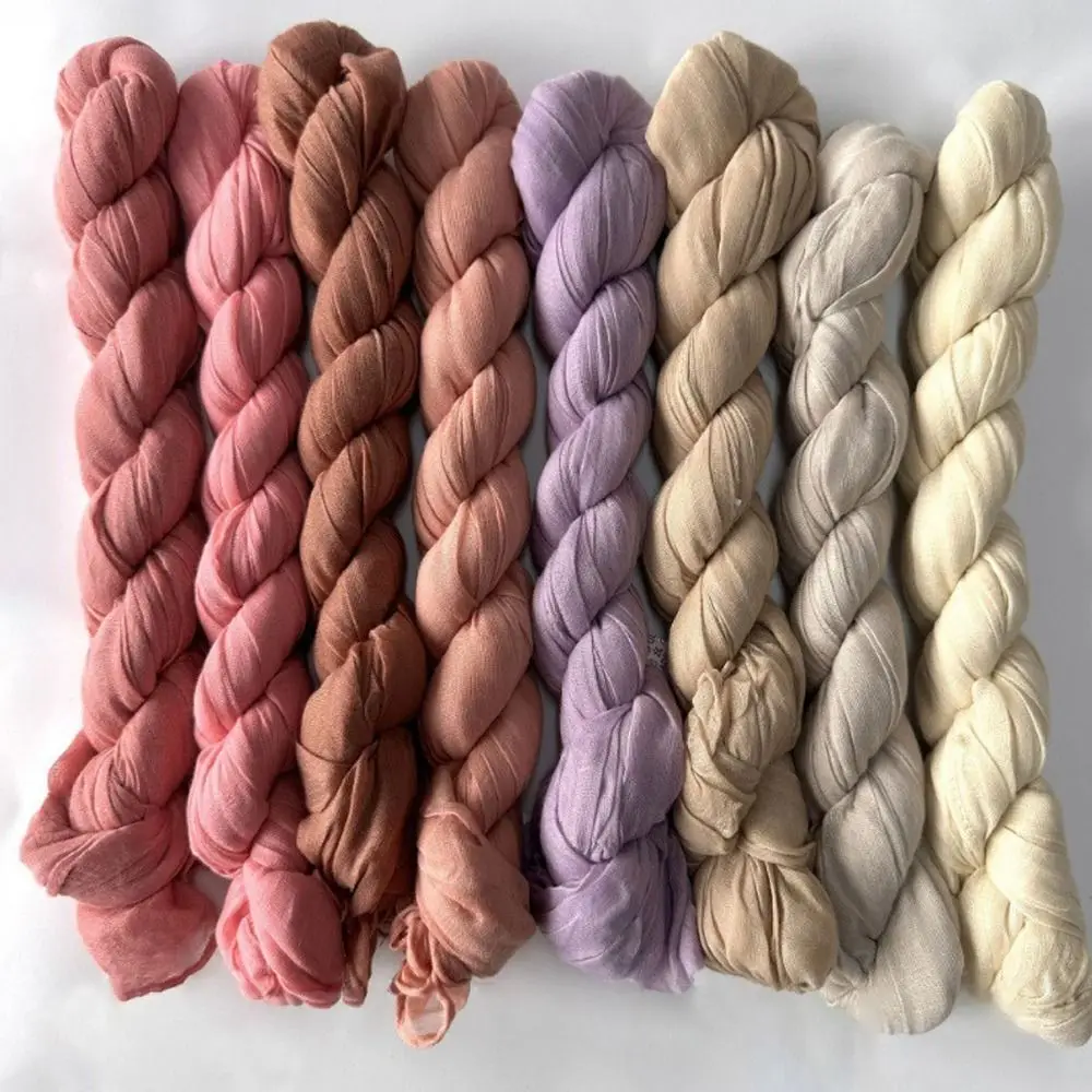 Sciarpa di protezione solare estiva Scialli lunghi morbidi Hijab avvolgente sottile per donna uomo