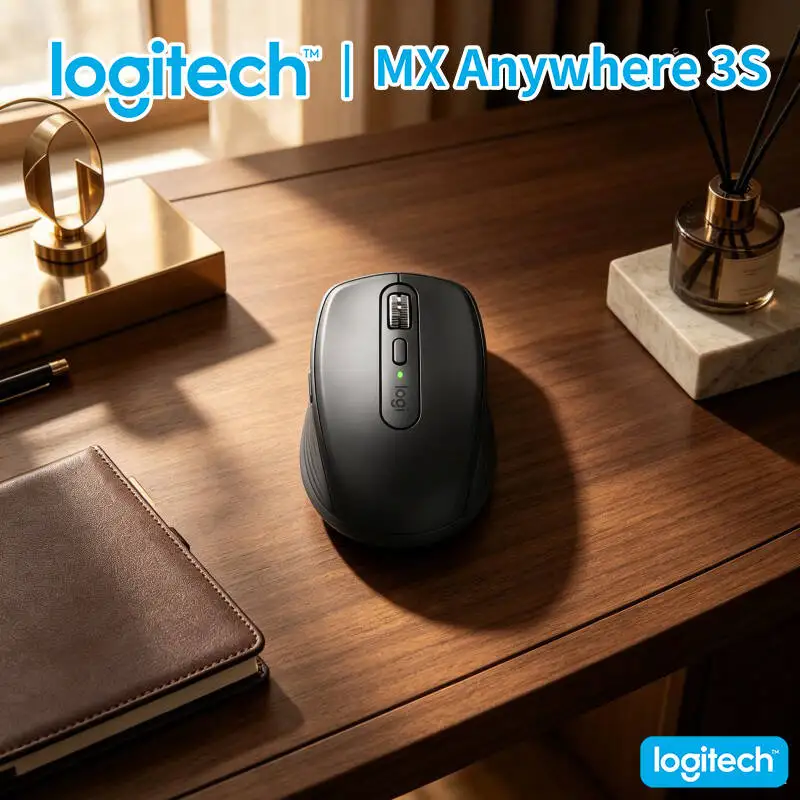 

High-Performance MX Anywhere 3S - 8K DPI, Hyper-Scroll, Compact, Perfect for Shoe Fair & Cashier Counter