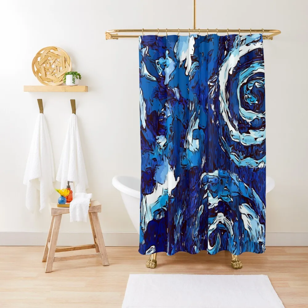 

wave noise Shower Curtain Waterproof Shower For Bathroom Shower Bathroom Accessory Bathroom And Curtain