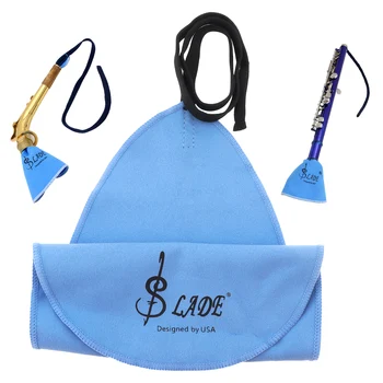 Sztuczna ściereczka do czyszczenia komory wewnętrznej ze sztucznego zamszu do czyszczenia saksofonu/fletu/klarnetu instrumentów dętych, duża czysta ściereczka