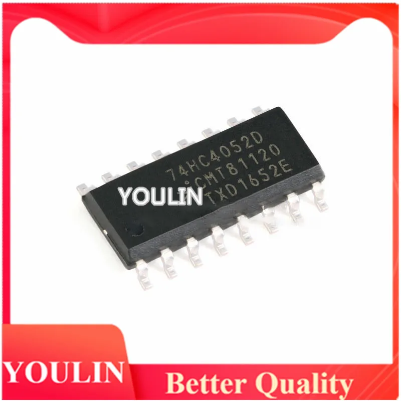 30pcs New original genuine 74HC4052D 74HC4052PW 74HCT4052D dual 4 channel analog multiplexer