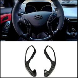 Car Styling For Hyundai Elantra 2011-2015 Steering Wheel Cover Trim Button Switch Control Decorate Molding Auto Accessories