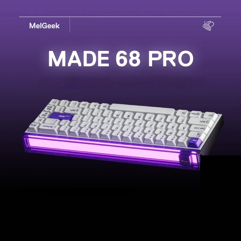 

Melgeek Made68 Pro Customized Keyboard Magnetic Switch E-Sport Gaming Ttc Magneto Switch 16k Rate 8k Polling Rate 0.125ms Rt Pc