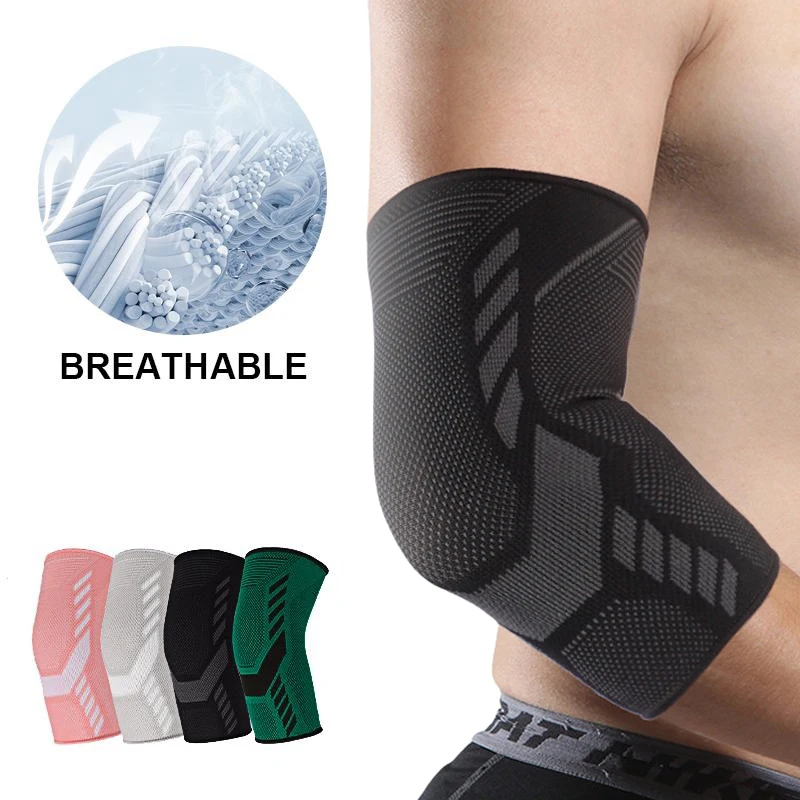 

1pc Elbow Brace Compression Support for Women Men Tennis Basketball Workout Sports Elbow Pad