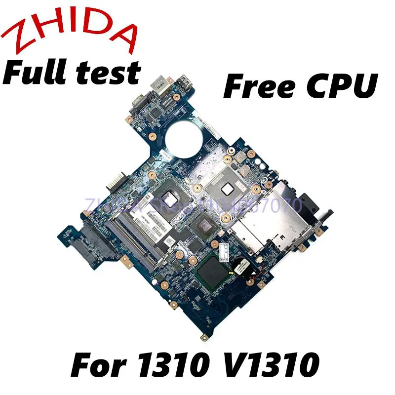 

For Dell Vostro 1310 V1310 Laptop Motherboard PM965 DDR2 Free CPU Main board JAL80 LA-4231P CN-0D813K 0D813K full test