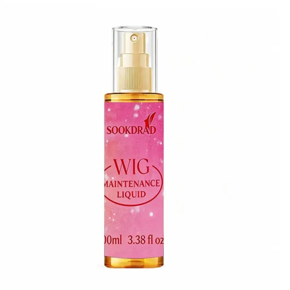 Wig Care Spray Anti Frizz Detangling 100ml Lightweight Non Sticky Mist for Synthetic Wigs Daily Softness and Shine