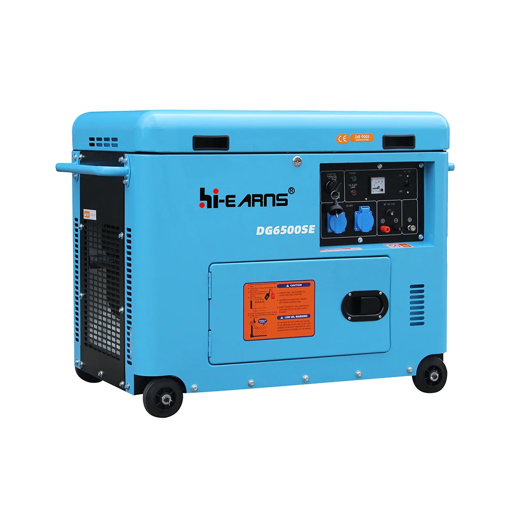 

5kw DG6500SE silent low noise top openable air cooled die·sel generator price