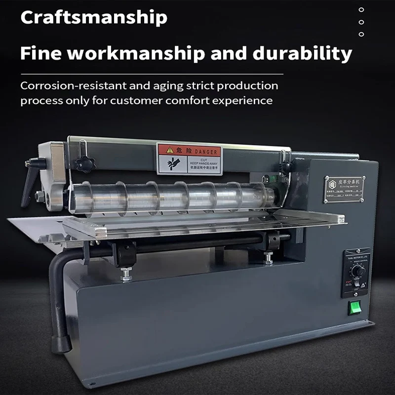 

LY 12 Inch Cutting Machine Professional Leather Goods Slitting 300mm Cut Width for Paper Products Belt Rubber Fabric Sponge