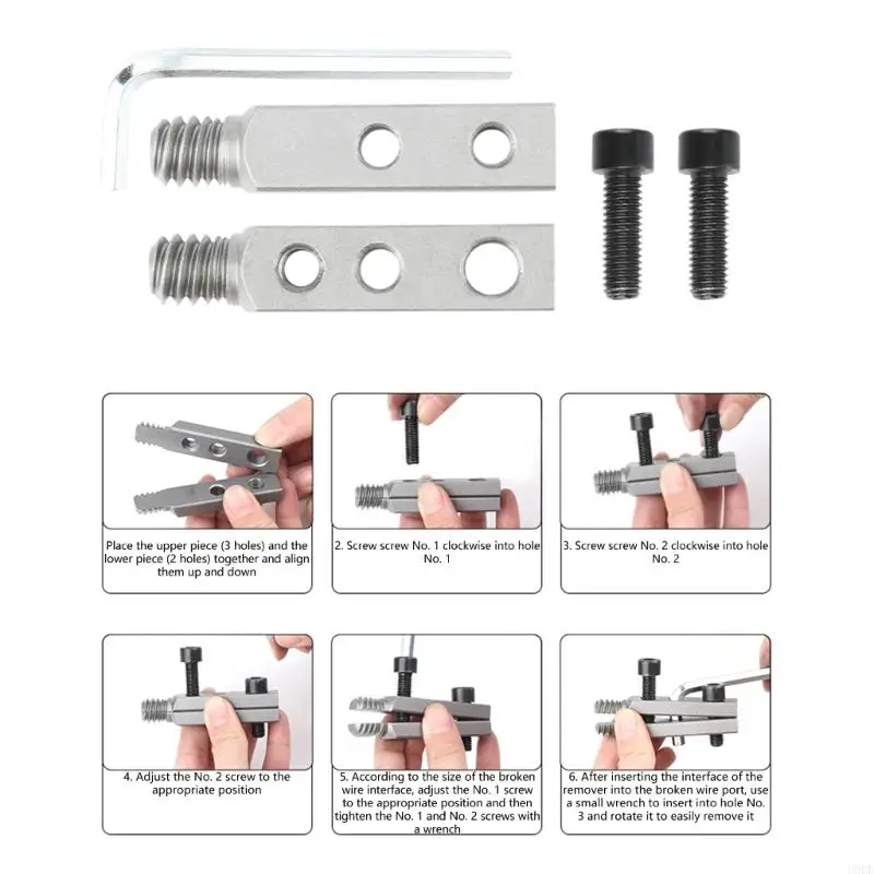 Vòi vòi bị hư hỏng hiệu quả Valves Valves Trích xuất vít cho các công cụ sửa chữa hệ thống ống nước