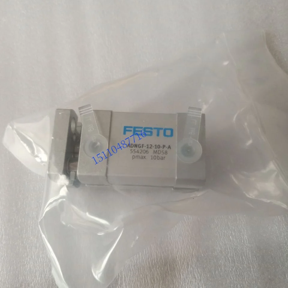 FESTO Compact Cylinder ADNGF-12-10-P-A 554206 Stock