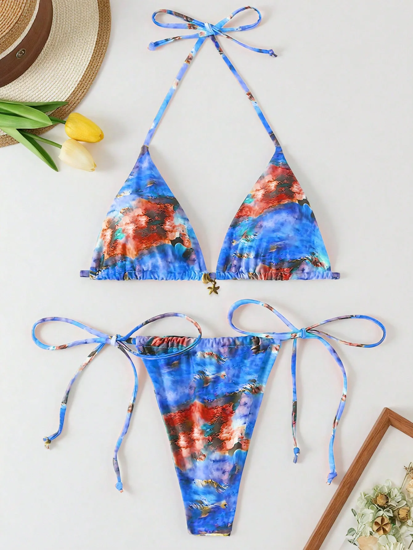Sexy micro cravatta bikini brasiliano donna ispirato costumi da bagno designer costume da bagno femminile bikini a due pezzi costume da bagno bagnante Vacay