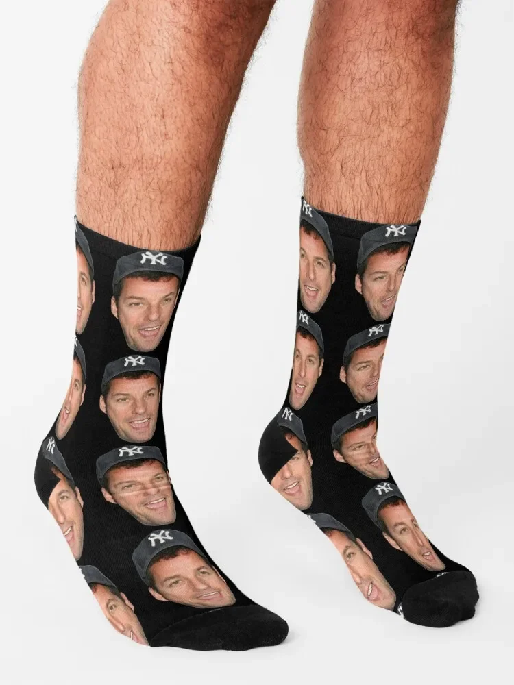 Adam Sandler s Face-Calcetines antideslizantes para hombre y mujer, marca de diseñador de lujo