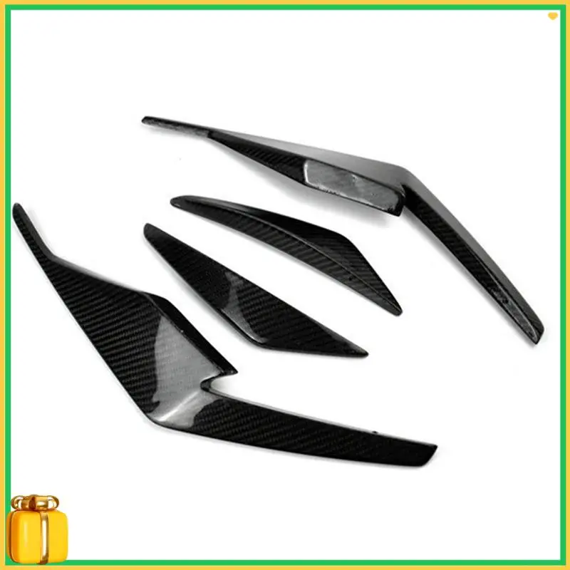 

Premium Car Carbon Fiber Front Bumper Splitter Spoiler Fog Light Canard For R8 2019-2023 Car Styling Spare Parts Accessorie