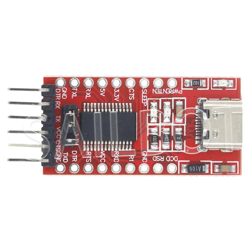 1-10PCS FT232RL FT232 FTDI USB 3.3V 5.5V to TTL Serial Adapter Module for Arduino FT232 Pro Mini Port USB TO TTL 232  Type-C USB